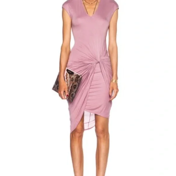 Helmut Lang V Neck Twist Micor Modal
Dress in Rind - Picture 1 of 10